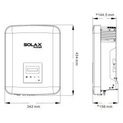 Inversor Red Autoconsumo trifásico Solax X3-MIC-5.0-G2 5000 W Generación 2 con Wifi