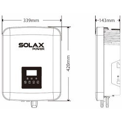 Inversor Red Autoconsumo Solax X1-Boost-6.0T-D 6000 W Versión 3.2 con Pocket Wifi Incluido